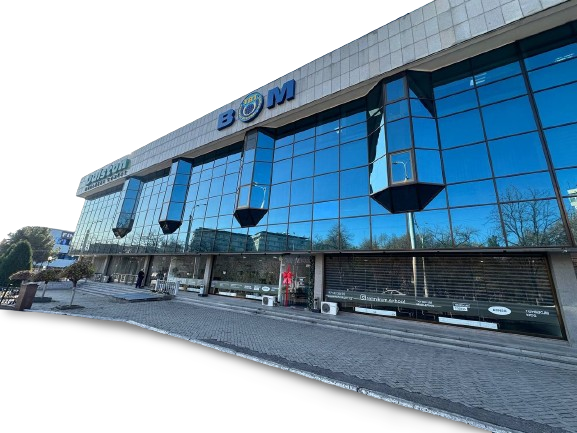 Главный офис: BOM Center, Ташкент, ул. Афросиёб, 2